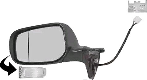 VAN WEZEL 5406807 Sidespeil