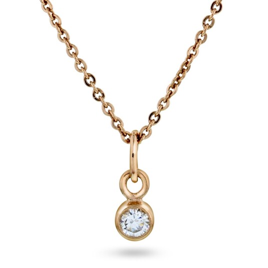 Pan Jewelry, Anheng i 925 rosèforgylt sølv med zirkonia Pan Jewelry, Anheng i 925 rosèforgylt sølv med zirkonia