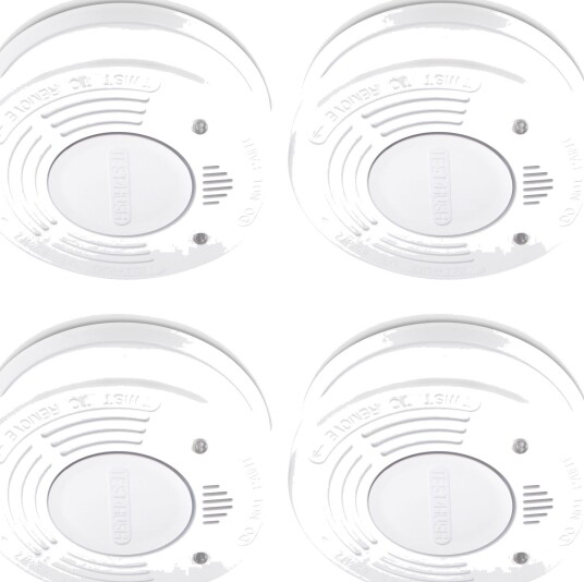 Alecto Røykvarsler SA-110 Hvit 4 Pk