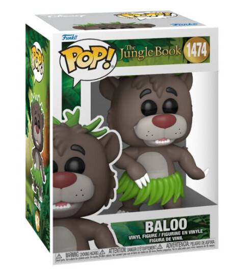 Funko POP Baloo Figur fra Jungelboken 9 cm Samleobjekt
