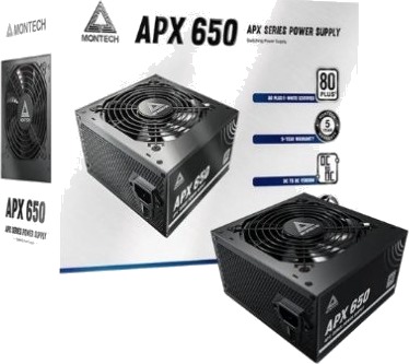 Montech Apx650 Strømforsyning 650W