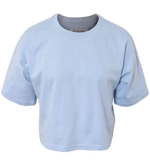 Hound T skjorte Crop Light Blue 8 år 128 T skjorte Blå