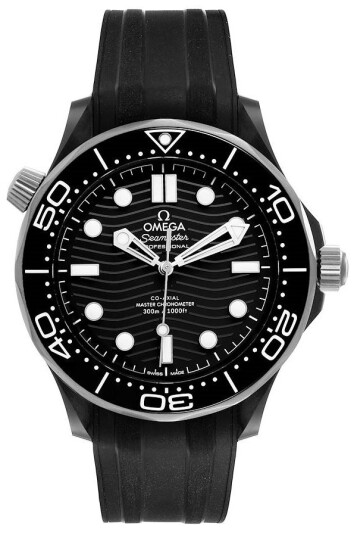 Omega Herreklokke 210.92.44.20.01.001 Seamaster Diver 300M Sort/Gummi