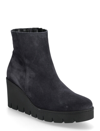 Gabor Wedge Ankle Boot - Black - 40