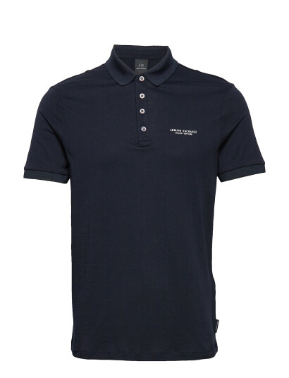 Armani Exchange Polo Shirt - Blue - L