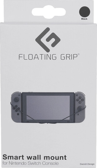 Nintendo Switch Console wall mount by FLOATING GRIP®, Black