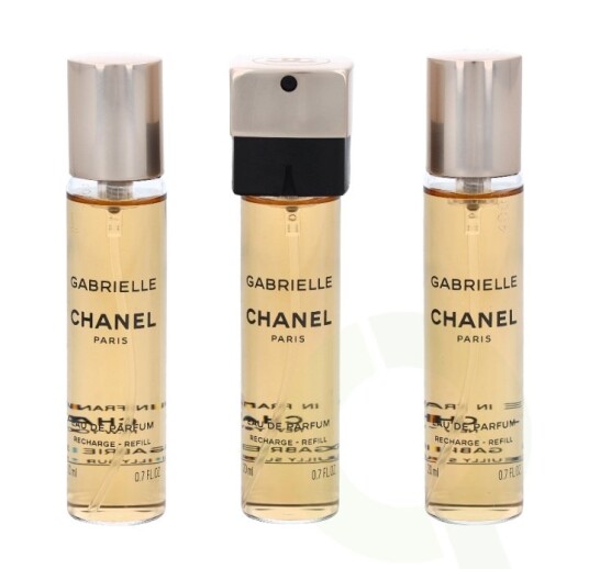 Chanel Gabrielle Eau de Parfum Gavesett 60 ml med 3x20 ml Refill Spray Chanel Gabrielle Eau de Parfum Gavesett 60 ml med 3x20 ml Refill Spray