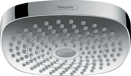 Hansgrohe Croma Select E 180 2jet Ø180 mm, Med 2 stråletyper, Krom