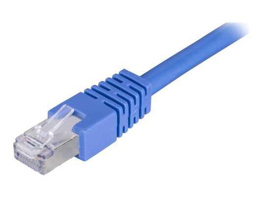 Deltaco Cat6 F/UTP Koblingskabel 30 cm Blå RJ-45