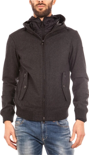 Armani Jeans Herre Jakker Grå M,
