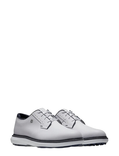 FootJoy Fj Traditions Spikeless Blucher - White - 40.5