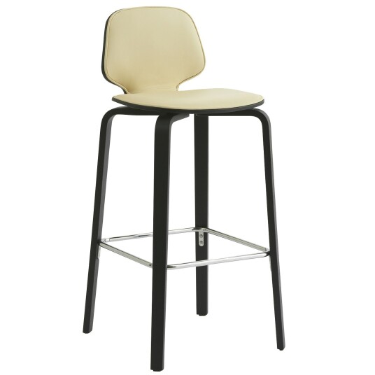 Normann Copenhagen My Chair Barstol 75 cm Cream / Svart Ask