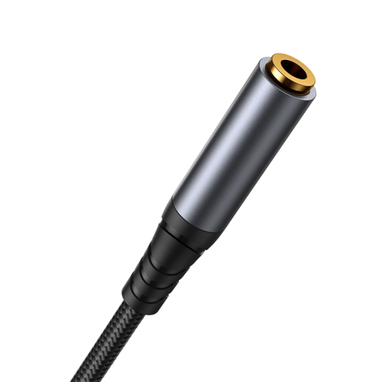 Joyroom SY-A09 1,2 m Minijack AUX Kabel Hann til Hunn Svart