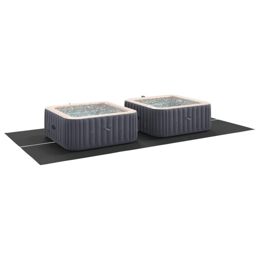 Rektangulært bassengtrekk Svart 500 x 250 cm Polyethylen Rektangulært bassengtrekk Svart 500 x 250 cm Polyethylen