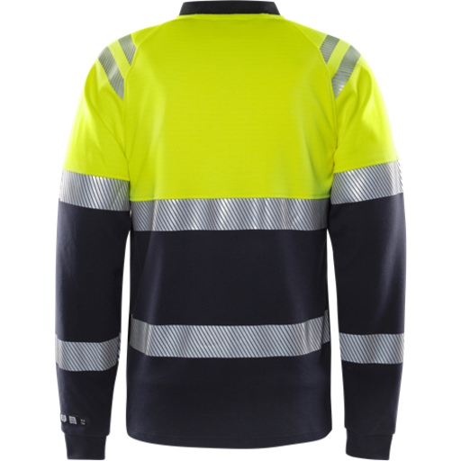 Fristads T-Shirt Flam Kl 1 7107 Tfl Varselgul/marinblå 2xl Fristads T-Shirt Flam Kl 1 7107 Tfl Varselgul/marinblå 2xl
