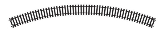 Hornby Dobbel Sving 3rd Radius (1 stk.) R609 Hornby Dobbel Sving 3rd Radius (1 stk.) R609
