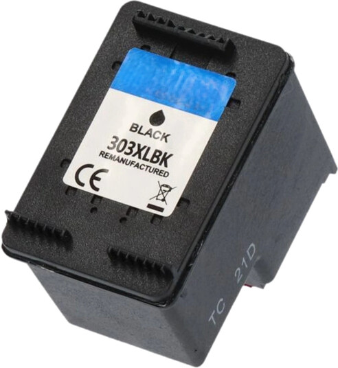 TB Blekkpatron 303XL Sort Høykapasitet (18.6ml), erstatter HP T6N04AE