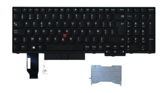Lenovo Lite-On - Brbart tastatur - til utskifting - Belgisk - Svart