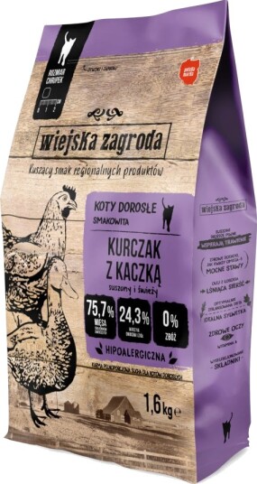 Wiejska Zagroda Kitten Kylling And Tørrfôr 1.6 kg