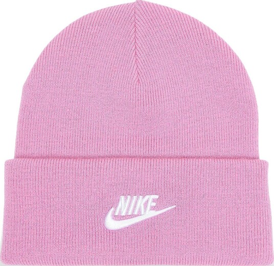Nike K Nk Peak Beanie Tc Fut - MAGIC FLAMINGO/WHITE - One Size