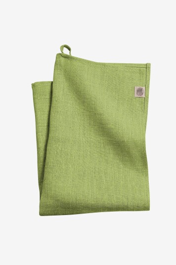 Lovely Linen Håndkle Classic i manglet lin Grønn Lovely Linen Håndkle Classic i manglet lin Grønn