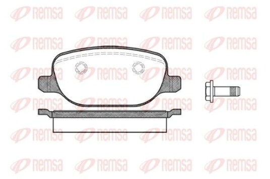 Bremseklosser REMSA 0878.00