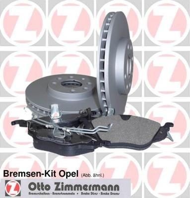 Bremseskiver og -klosser ZIMMERMANN 640.4214.00