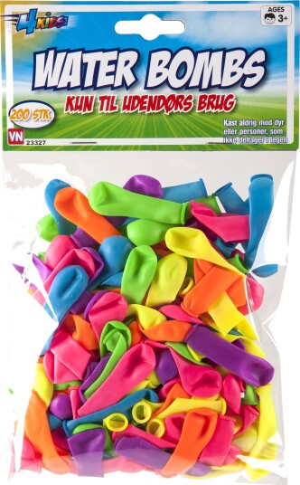 4-Kids Vannballonger 200 stk 7,5 cm Uten Nitro