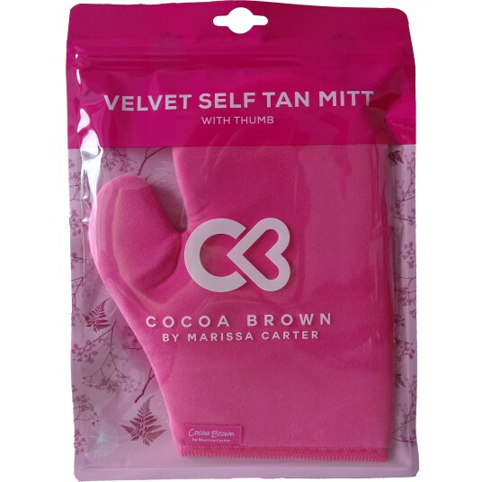 Cocoa Brown Velvet Thumb Tanning Mitt Cocoa Brown Velvet Thumb Tanning Mitt