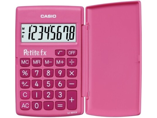Casio Petite Fx, Lomme, Grunnleggende, 8 Sifre, 1 Linjer, Batteri, Rosa Casio Petite Fx, Lomme, Grunnleggende, 8 Sifre, 1 Linjer, Batteri, Rosa