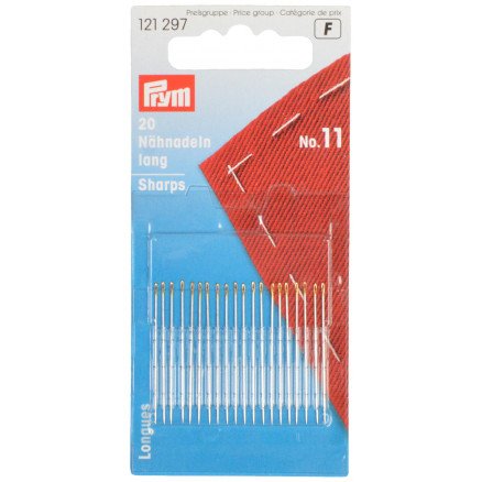 Prym Synåler Stål Sølv 0,50x32mm Str 11 20 stk