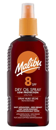 Malibu Dry Oil Spray SPF 8 200 ml