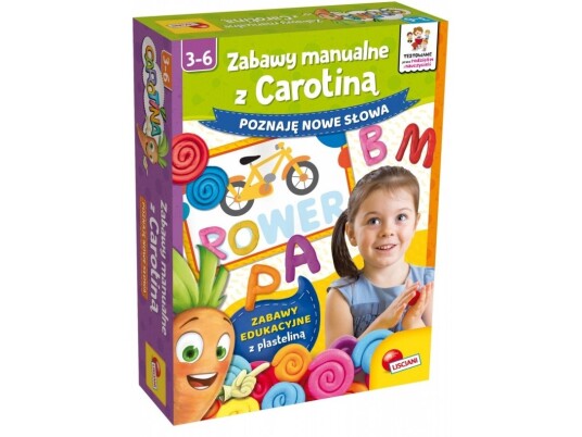 Lisciani Lisciani Carotina Zabawy Manualne Z Carotiną Słówka