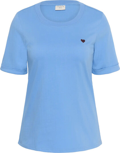 Kaffe Curve Kcart Tee - Blue - S Kaffe Curve Kcart Tee - Blue - S