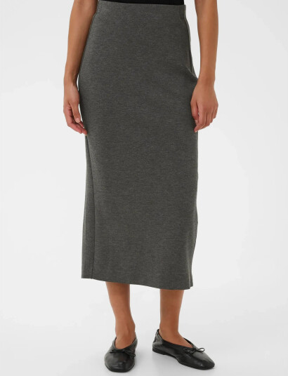 InWear Aidaiw Melange Skirt - Grey - XL InWear Aidaiw Melange Skirt - Grey - XL