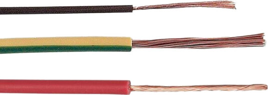 Nexans RQ Koblingskabel 1 x 4 mm² lederområde, grønngul 100 m, bobin