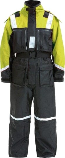 1852 Flytedress barn Svart m/fluor gul - barn 160 cm 1852 Flytedress barn Svart m/fluor gul - barn 160 cm