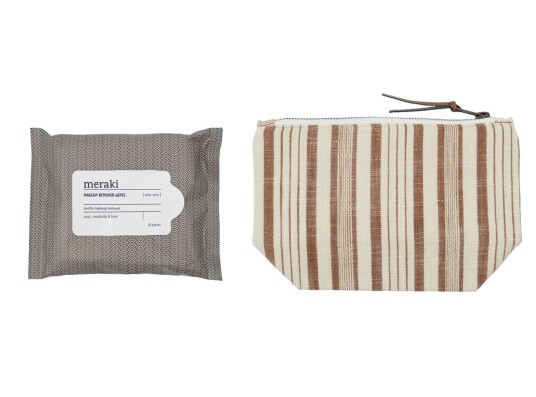 Meraki Makeup Pouch Terracotta