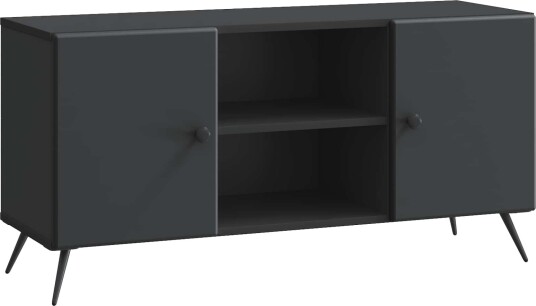 TV skap Svart 102 x 34,5 x 50 cm Konstruert tre TV skap Svart 102 x 34,5 x 50 cm Konstruert tre