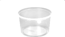 Salatbæger Delipack 300 Ml Ø101x61 Mm Rund Pp Transparent,20 Pk X 50 Stk/Krt
