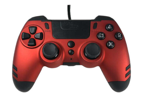STEELPLAY - MetalTech Wired Controller - RED STEELPLAY - MetalTech Wired Controller - RED
