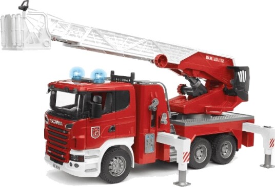 Bruder Scania Super 560R fire engine w ladder waterp.LS Bruder Scania Super 560R fire engine w ladder waterp.LS
