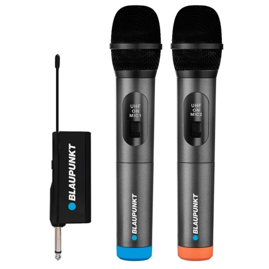 Blaupunkt UHF WM60UDB Trådløse Mikrofoner Sort Blaupunkt UHF WM60UDB Trådløse Mikrofoner Sort