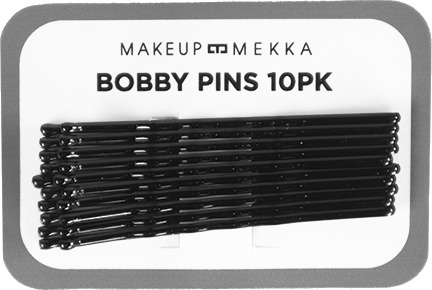 Makeup Mekka Bobby Pins 10pk Black