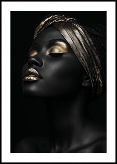 African Golden Woman II Plakat Plakat / 70x100cm African Golden Woman II Plakat Plakat / 70x100cm