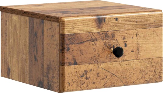  Vegghengt Nattbord Gammelt tre 34,5 x 33 x 20 cm Konstruert tre