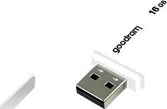 Goodram Ume2 Usb-Flashstasjon 16 Gb Usb 2.0 Hvit Goodram Ume2 Usb-Flashstasjon 16 Gb Usb 2.0 Hvit