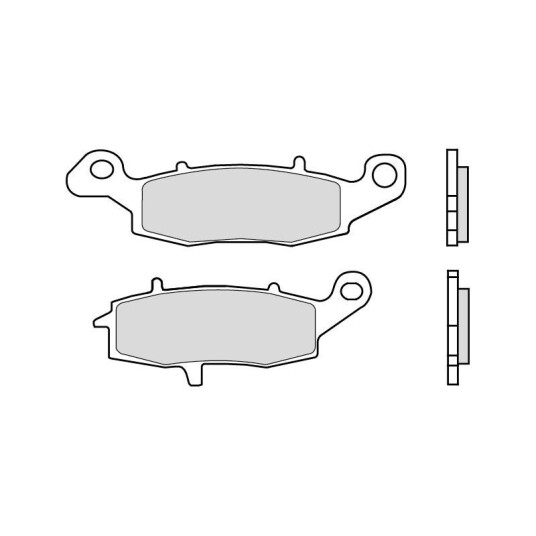 Bremseklosser BREMBO 07KA1807 Bremseklosser BREMBO 07KA1807