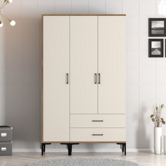 Kumsal Garderobe 120 cm - Cream