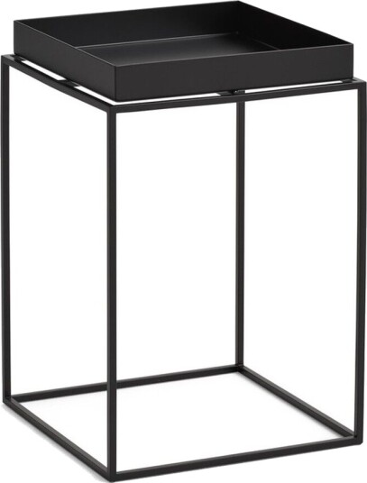 Tray Kaffebord Høyt Svart/Stål